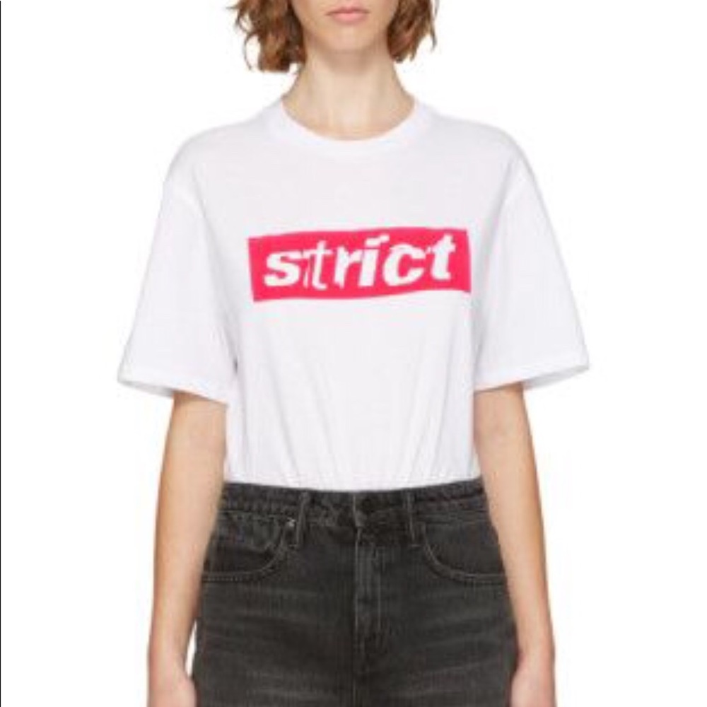 SOLD/Alexander Wang Strict printed T-shirt